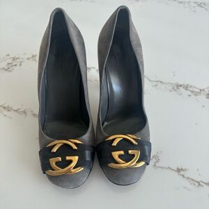 Gucci pumps size 5.5 very comfortable, worn only handful of times.